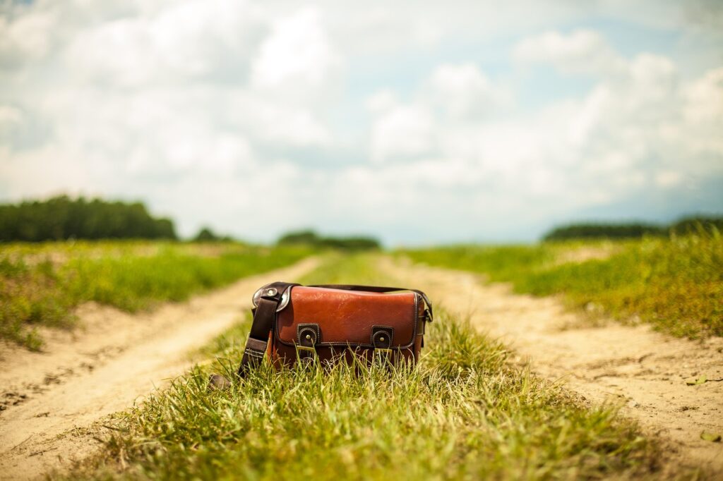 handbag, purse, bag, country lane, landscape, nature, vintage, leather, retro, leather bag, fashion, outdoors, handbag, handbag, purse, bag, bag, bag, bag, bag, leather, leather bag