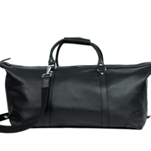 black duffle bag